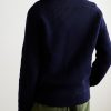 Logo-Embroidered Ribbed-Knit Wool and Cotton-Blend Cardigan - BK