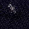 Logo-Embroidered Ribbed-Knit Wool and Cotton-Blend Cardigan - E1
