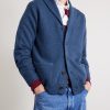Shawl-Collar Wool and Cashmere-Blend Cardigan - FR