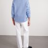 Logo-Embroidered Cotton Half-Zip Sweater - BK