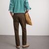 Manhasset Straight-Leg Stretch-Cotton Twill Trousers - BK Manhasset Straight-Leg Stretch-Cotton Twill Trousers - BK
