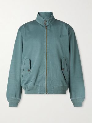 Bedford Logo-Embroidered Cotton-Twill Bomber Jacket