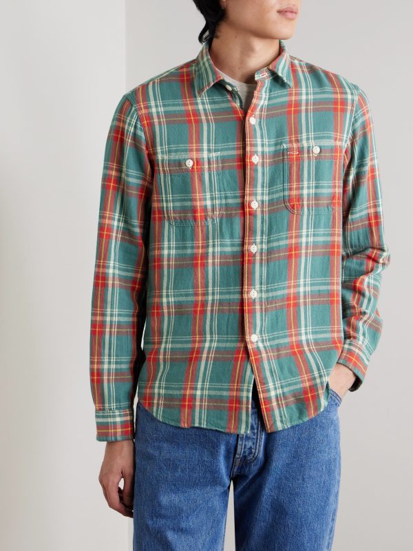 Checked Cotton-Flannel Shirt - FR