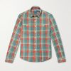 Checked Cotton-Flannel Shirt