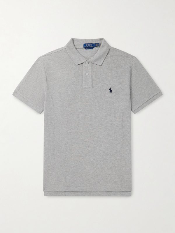 Logo-Embroidered Cotton-Piqué Polo Shirt Logo-Embroidered Cotton-Piqué Polo Shirt
