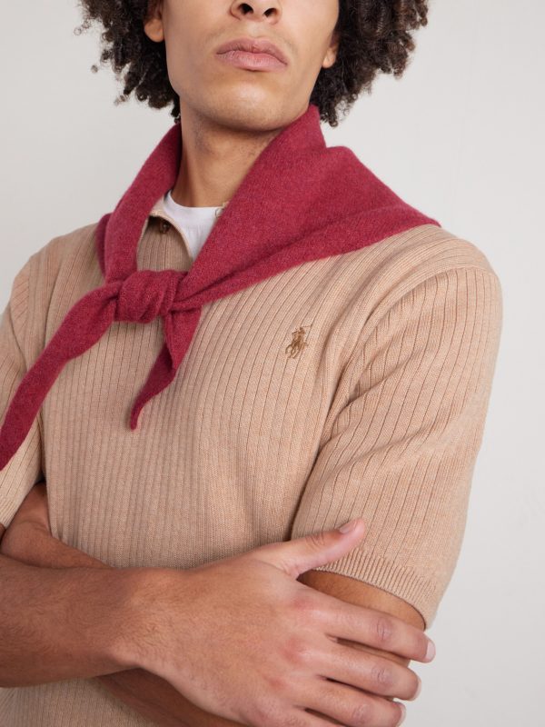 Logo-Embroidered Ribbed Cotton Polo Shirt - CU