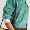 Convertible-Collar Cotton-Corduroy Shirt - CU