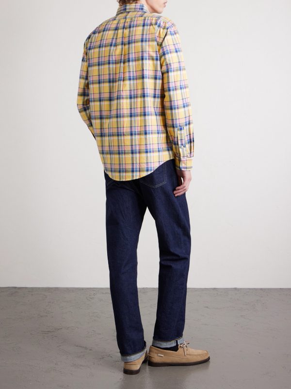 Checked Cotton Shirt - BK Checked Cotton Shirt - BK