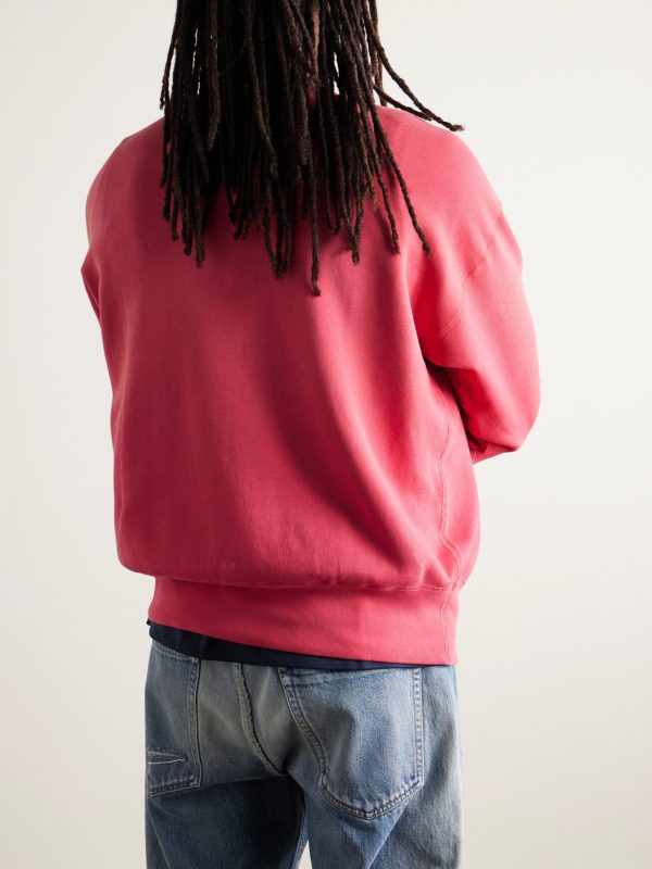 Logo-Print Cotton-Blend Jersey Sweatshirt - BK Logo-Print Cotton-Blend Jersey Sweatshirt - BK