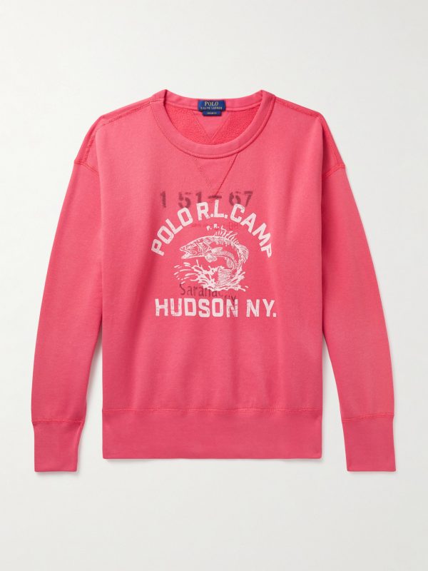 Logo-Print Cotton-Blend Jersey Sweatshirt Logo-Print Cotton-Blend Jersey Sweatshirt