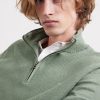 Logo-Embroidered Cotton Half-Zip Sweater - CU Logo-Embroidered Cotton Half-Zip Sweater - CU