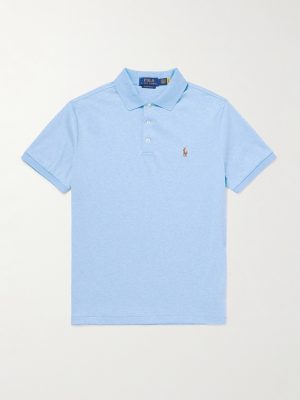Logo-Embroidered Cotton-Jersey Polo Shirt Logo-Embroidered Cotton-Jersey Polo Shirt