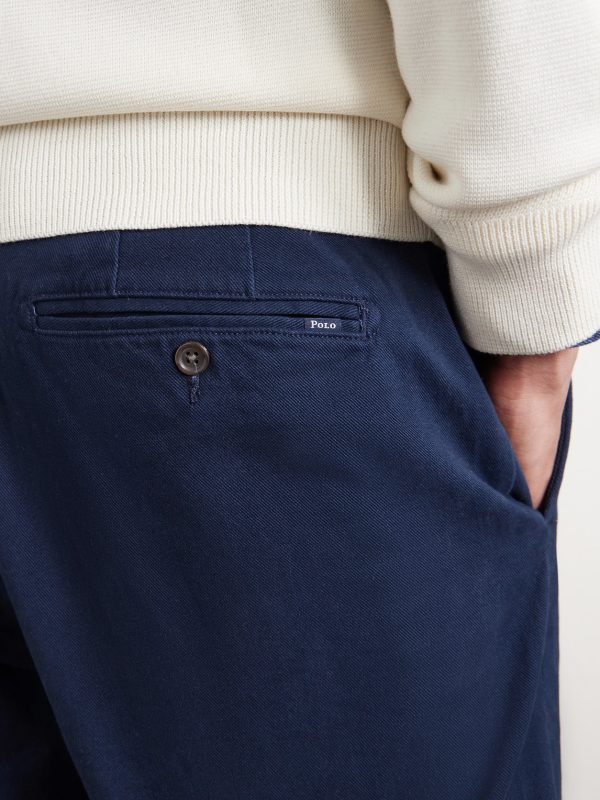 Straight-Leg Cotton-Blend Twill Trousers - CU Straight-Leg Cotton-Blend Twill Trousers - CU