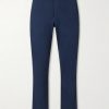 Straight-Leg Cotton-Blend Twill Trousers Straight-Leg Cotton-Blend Twill Trousers