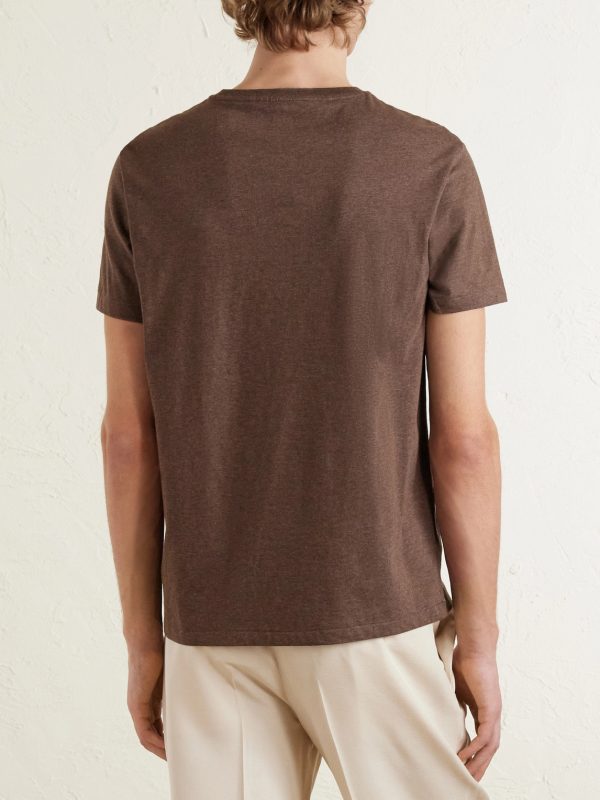 Slim-Fit Logo-Embroidered Cotton-Jersey T-Shirt - BK