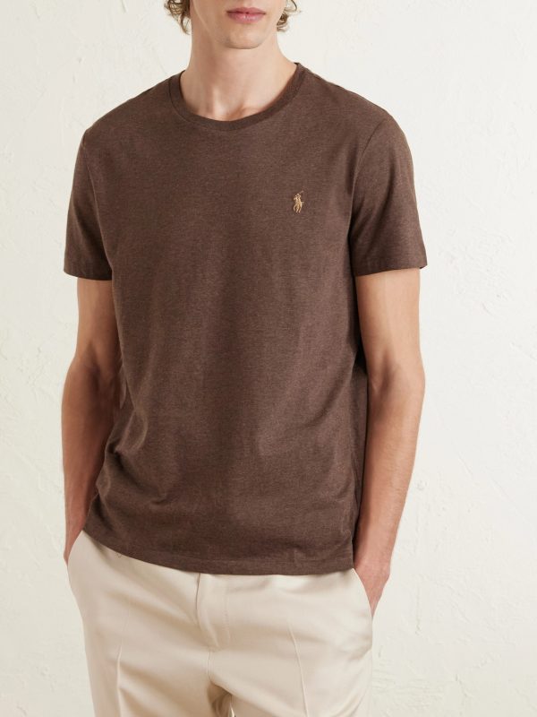 Slim-Fit Logo-Embroidered Cotton-Jersey T-Shirt - FR