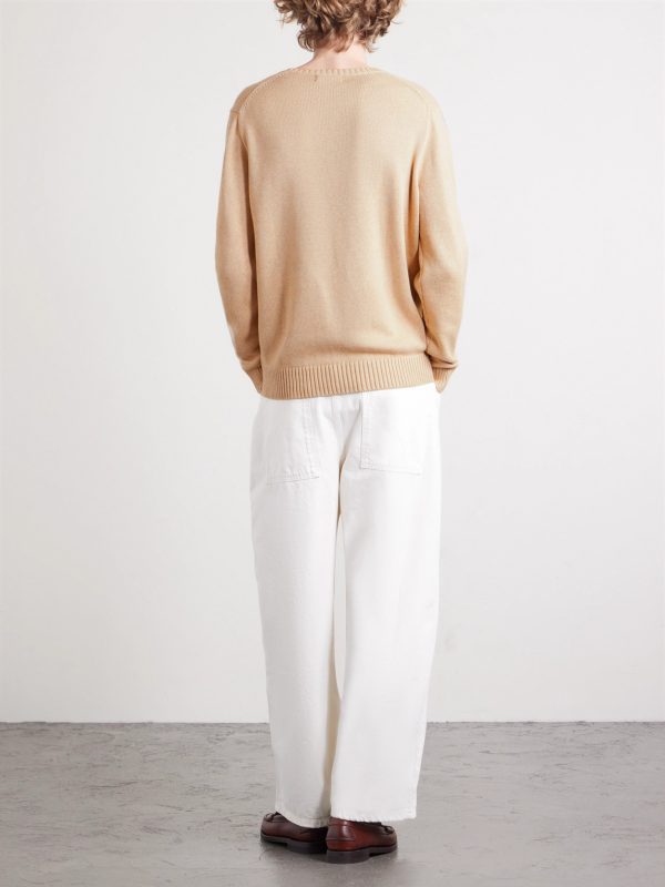 Logo-Embroidered Cotton Sweater - BK Logo-Embroidered Cotton Sweater - BK