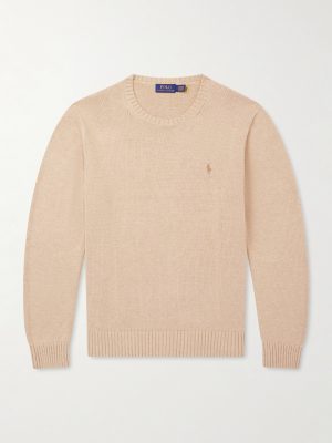 Logo-Embroidered Cotton Sweater