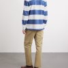 Logo-Embroidered Striped Cotton-Jersey Rugby Shirt - BK Logo-Embroidered Striped Cotton-Jersey Rugby Shirt - BK