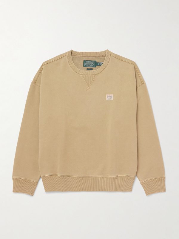 Logo-Appliquéd Cotton-Jersey Sweatshirt Logo-Appliquéd Cotton-Jersey Sweatshirt