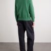 Logo-Embroidered Wool and Cashmere-Blend Sweater - BK Logo-Embroidered Wool and Cashmere-Blend Sweater - BK