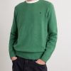 Logo-Embroidered Wool and Cashmere-Blend Sweater - FR Logo-Embroidered Wool and Cashmere-Blend Sweater - FR