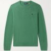 Logo-Embroidered Wool and Cashmere-Blend Sweater Logo-Embroidered Wool and Cashmere-Blend Sweater