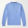 Logo-Embroidered Cotton-Blend Jersey Sweatshirt Logo-Embroidered Cotton-Blend Jersey Sweatshirt