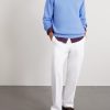 Logo-Embroidered Cotton-Blend Jersey Sweatshirt - OU Logo-Embroidered Cotton-Blend Jersey Sweatshirt - OU