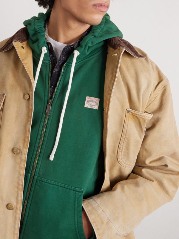 Cotton-Jersey Zip-Up Hoodie - CU Cotton-Jersey Zip-Up Hoodie - CU
