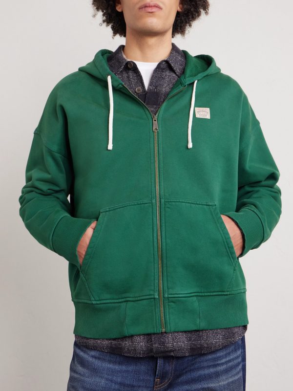 Cotton-Jersey Zip-Up Hoodie - FR Cotton-Jersey Zip-Up Hoodie - FR