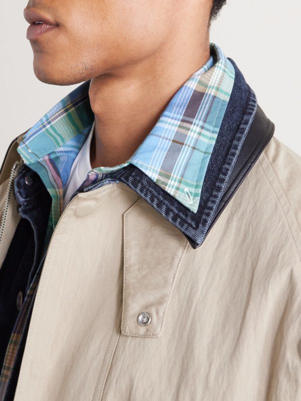 Button-Down Collar Logo-Embroidered Checked Cotton Shirt - CU Button-Down Collar Logo-Embroidered Checked Cotton Shirt - CU