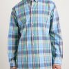 Button-Down Collar Logo-Embroidered Checked Cotton Shirt - FR Button-Down Collar Logo-Embroidered Checked Cotton Shirt - FR