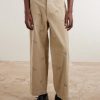 Straight-Leg Embroidered Cotton-Corduroy Trousers - FR
