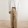 Straight-Leg Embroidered Cotton-Corduroy Trousers - OU