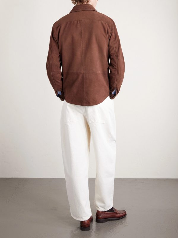 Suede Shirt Jacket - BK Suede Shirt Jacket - BK
