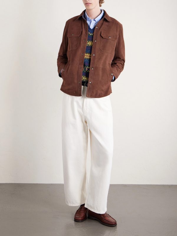 Suede Shirt Jacket - OU Suede Shirt Jacket - OU