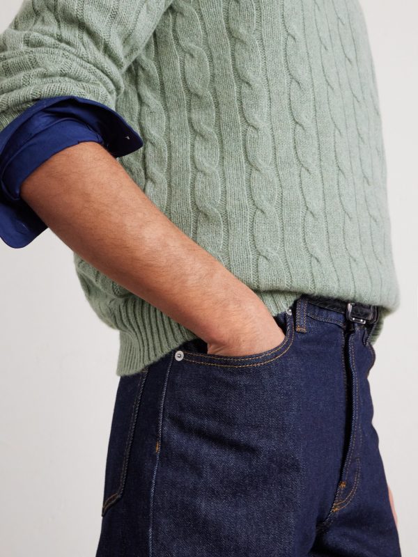Cable-Knit Cashmere Sweater - CU