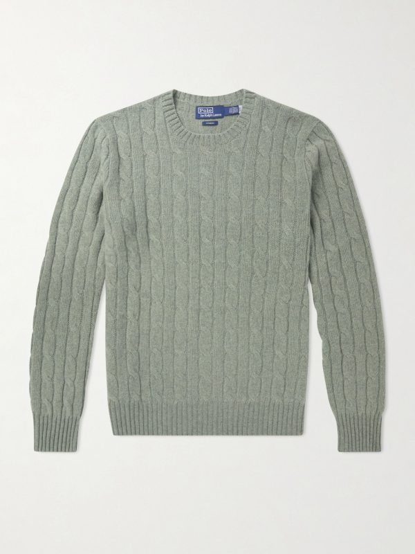 Cable-Knit Cashmere Sweater