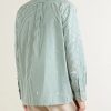 Button-Down Collar Paint-Splattered Cotton-Poplin Shirt - BK Button-Down Collar Paint-Splattered Cotton-Poplin Shirt - BK