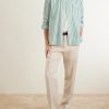 Button-Down Collar Paint-Splattered Cotton-Poplin Shirt - OU Button-Down Collar Paint-Splattered Cotton-Poplin Shirt - OU
