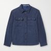 Herringbone Wool-Blend Overshirt Herringbone Wool-Blend Overshirt