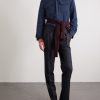 Herringbone Wool-Blend Overshirt - OU Herringbone Wool-Blend Overshirt - OU