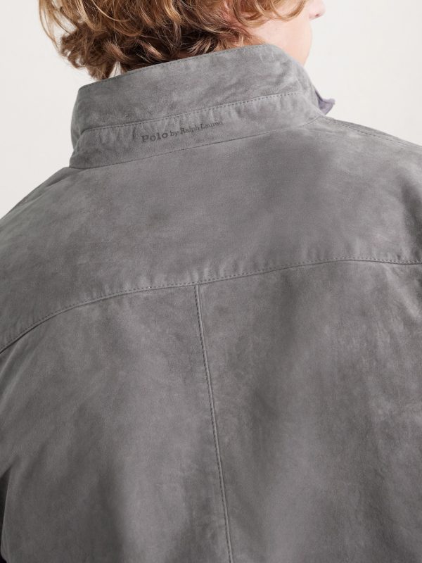 Suede Bomber Jacket - CU Suede Bomber Jacket - CU