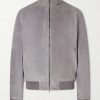 Suede Bomber Jacket Suede Bomber Jacket