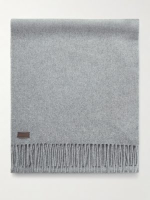 Fringed Cashmere Scarf Fringed Cashmere Scarf