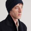 Ribbed Wool and Silk-Blend Beanie - FR
