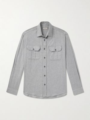 Cotton and Cashmere-Blend Shirt