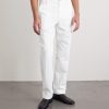 Straight-Leg Cotton-Blend Twill Trousers - FR Straight-Leg Cotton-Blend Twill Trousers - FR