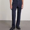 Straight-Leg Cotton-Blend Twill Trousers - FR Straight-Leg Cotton-Blend Twill Trousers - FR